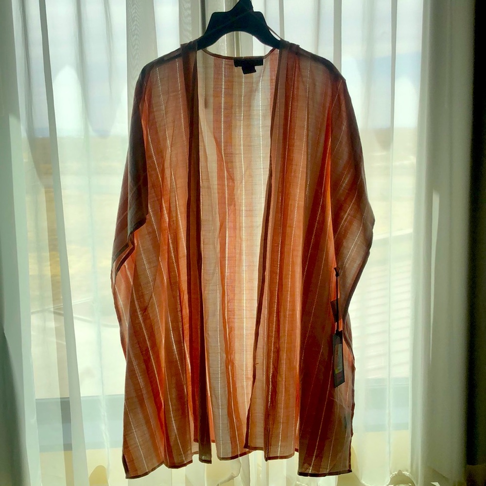Woman’s size (L) Rock&Roll Denim Short Sleeve poolside or relaxation Kimono